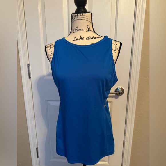 Athleta Tops - Athleta Women's Vibrant Blue Athletic Tank Top Size Medium